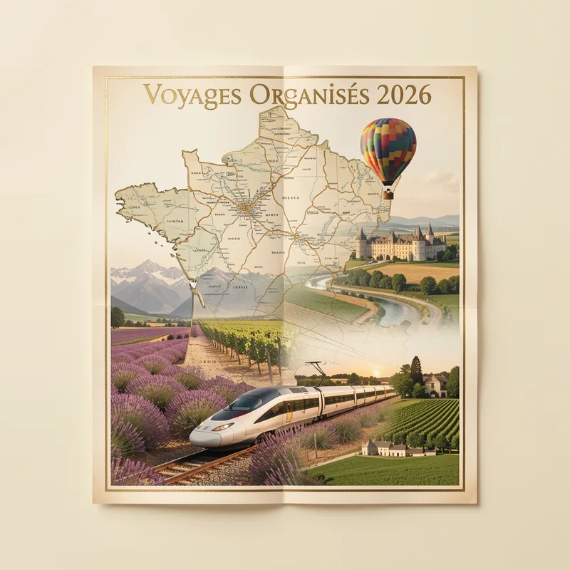 Tarifs 2026 des voyages organisés en France avec transport